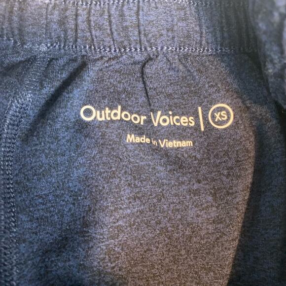 Outdoor Voices Pants Womens XS‎ Cloudknit Sweatpant Navy Soft Relaxed Tapered - Picture 5 of 9
